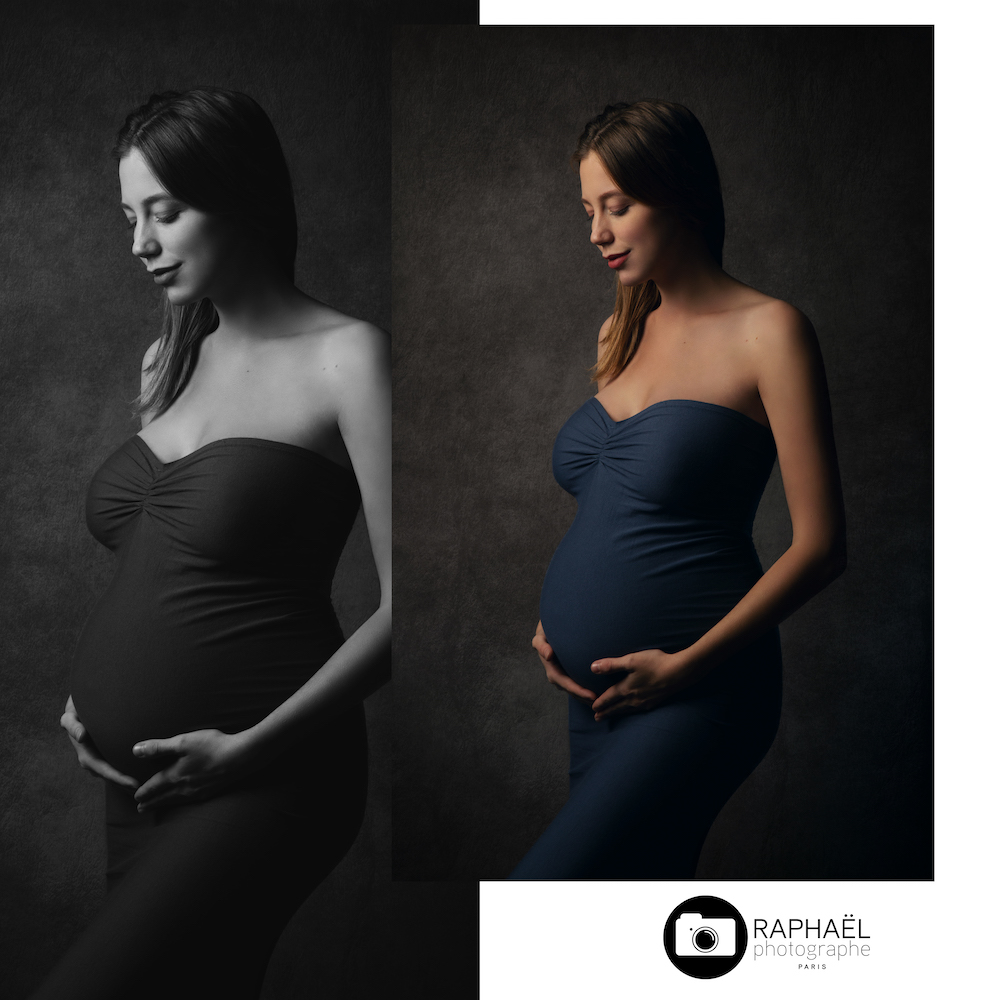 photographe couple paris femme enceinte Paris studio